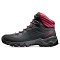 Mammut Hiking Shoes Nova Mid IV GTX (All-Terrain, Nubuck Leather, waterproof) black/red Women